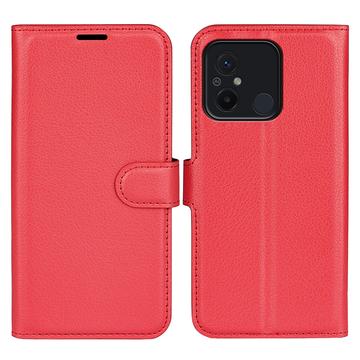 Xiaomi Redmi 12C Lommebok-deksel med Magnetisk Lukning - Rød