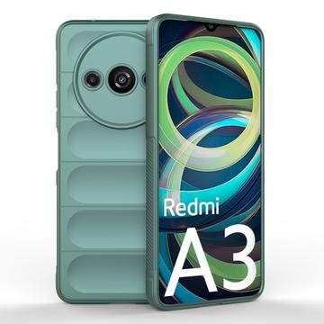 Xiaomi Redmi A3 Rugged TPU-deksel - Grøn