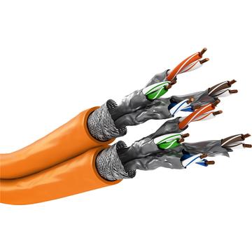 Goobay S/FTP CAT 7A Dupleks Net Verks-kabel - 500 m - Oransje