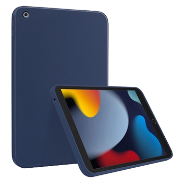 iPad 10.2 2019/2020/2021 Liquid Silikondeksel - Mørkeblå