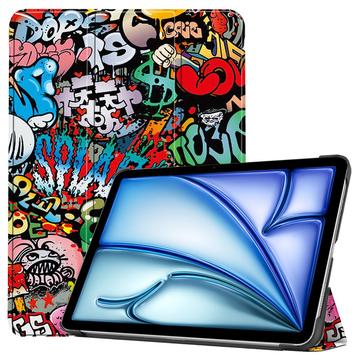 iPad Air 13 (2024) Tri-Fold Series Smart Folio-etui - Graffiti