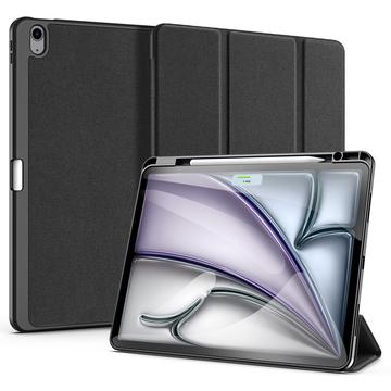 iPad Air 13 (2024) Dux Ducis Domo Tri-Fold Smart Folio-etui - Svart