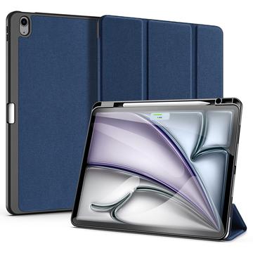 iPad Air 13 (2024) Dux Ducis Domo Tri-Fold Smart Folio-etui - Blå