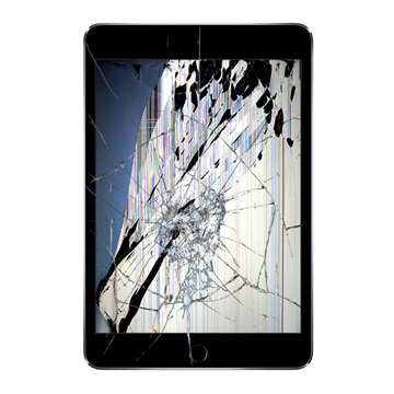 iPad Mini 4 Reparasjon av LCD-Display og Glass - Svart - Originalkvalitet