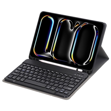 iPad Pro 11 (2024) Etui med Bluetooth-tastatur - Svart