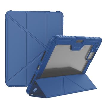 iPad Pro 11 (2024) Nillkin Bumper Smart Folio-etui - Blå / Gjennomsiktig