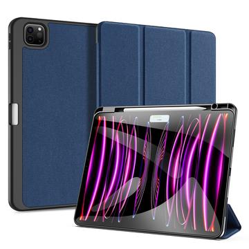 iPad Pro 13 (2024) Dux Ducis Domo Tri-Fold Smart Folio-etui - Blå