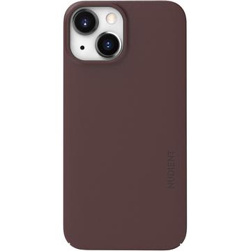 iPhone 13 Mini Nudient Thin Deksel - MagSafe-kompatibelt - Sangria Rød