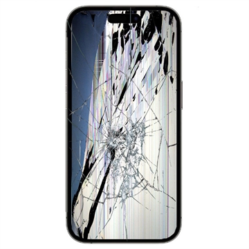 Bilde av Iphone 14 Pro Reparasjon Av Lcd-display Og Glass - Svart - Originalkvalitet