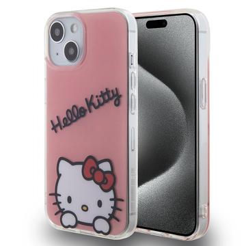 Bilde av Iphone 15 Hello Kitty Iml Daydreaming-deksel - Rosa