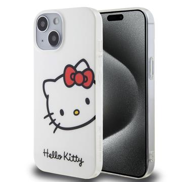Bilde av Iphone 15 Hello Kitty Iml Kitty Hode-deksel - Hvit