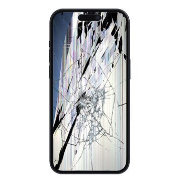 Bilde av Iphone 15 Plus Reparasjon Av Lcd-display Og Glass - Svart - Originalkvalitet
