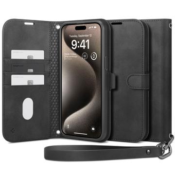 Bilde av Iphone 15 Pro Max Spigen Wallet S Pro Lommebokdeksel - Svart