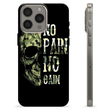 iPhone 15 Pro Max TPU-deksel - No Pain, No Gain