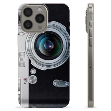 iPhone 15 Pro Max TPU-deksel - Retro Kamera