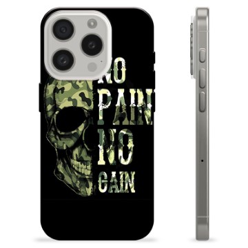iPhone 15 Pro TPU-deksel - No Pain, No Gain