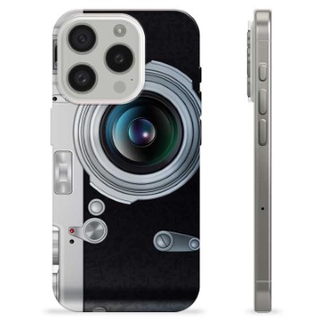 iPhone 15 Pro TPU-deksel - Retro Kamera