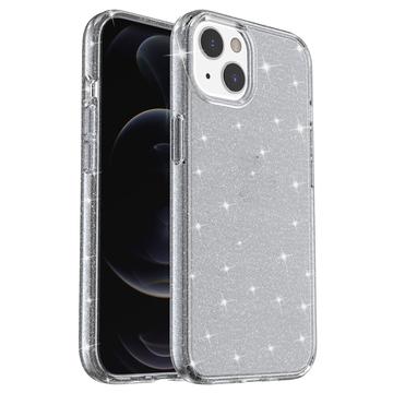 Bilde av Iphone 15 Stylish Glitter Series Hybrid-deksel - Hvit
