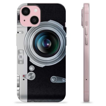 iPhone 15 TPU-deksel - Retro Kamera