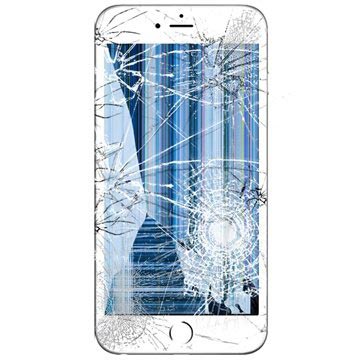 iPhone 6 Reparasjon av LCD-Display og Glass - Hvit - Originalkvalitet