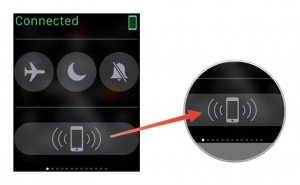 Finn iPhone ved hjelp av Apple Watch
