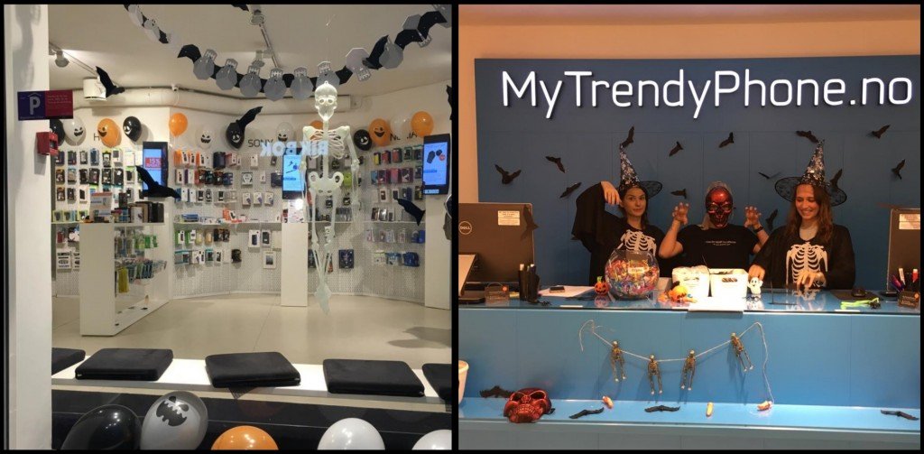 Halloween hos MyTrendyPhone i Oslo