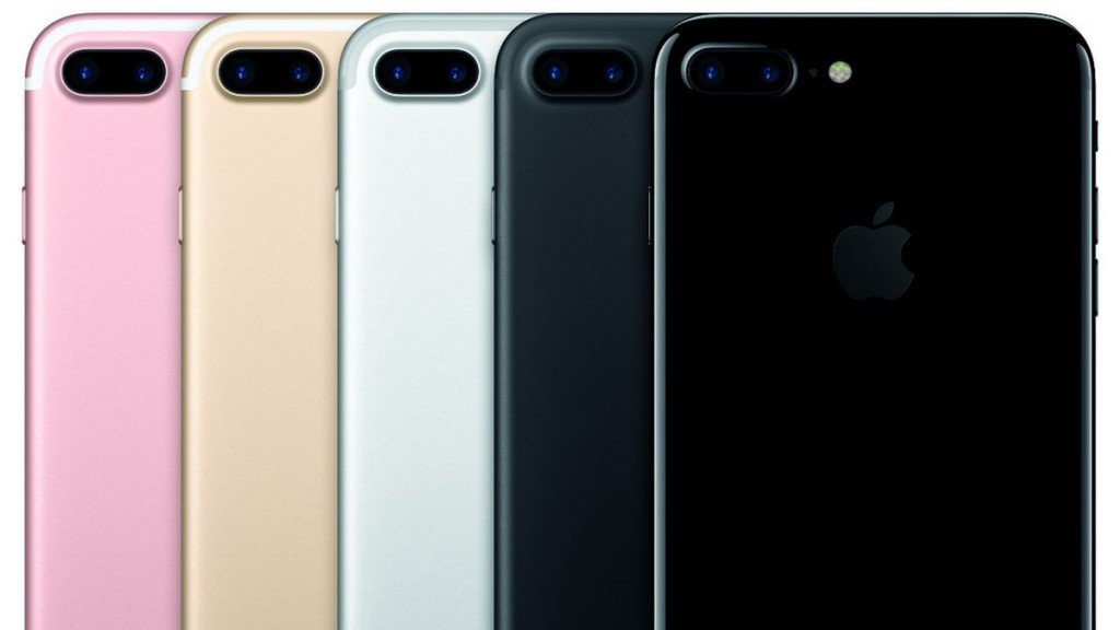 iPhone 7 Plus i ulike farger