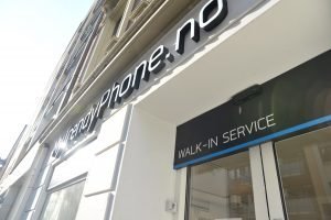 Inngangspartiet til MyTrendyPhone Oslo