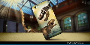MyTrendyPhone - egendesignet deksel - dinosaur på museum
