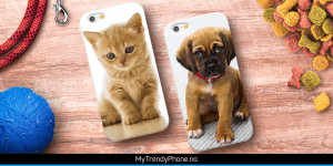 MyTrendyPhone - egendesignet deksel - katt og hund