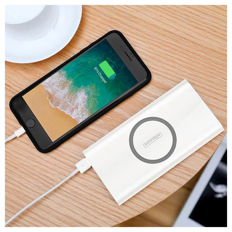 Powerbank med trådløs lading