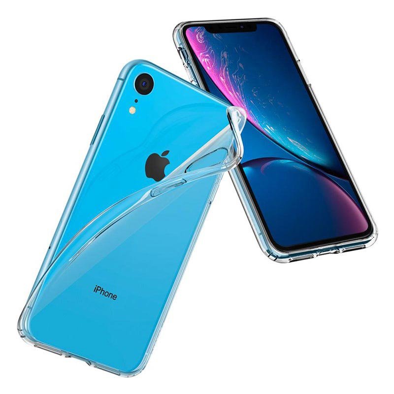 Gjennomsiktig iPhone XR deksel fra Spigen