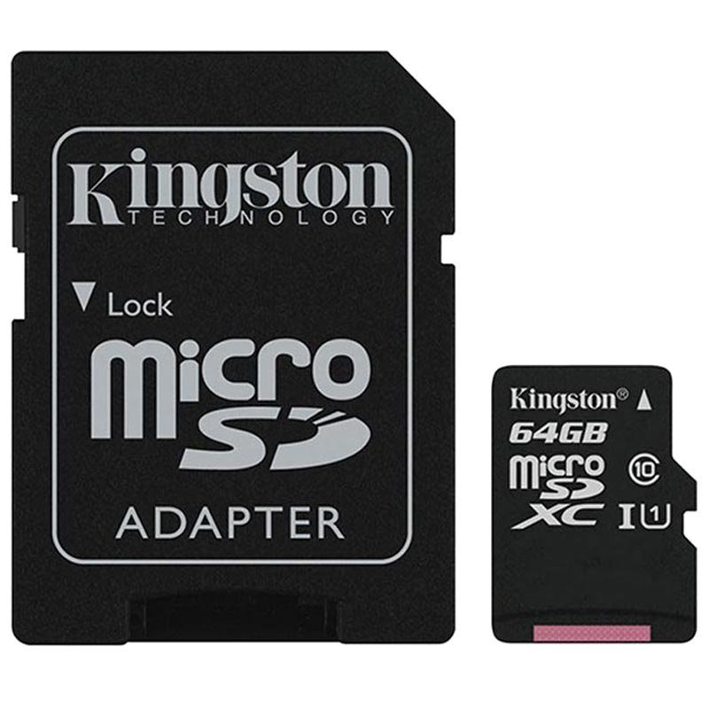 MicroSDXC minnekort fra Kingston
