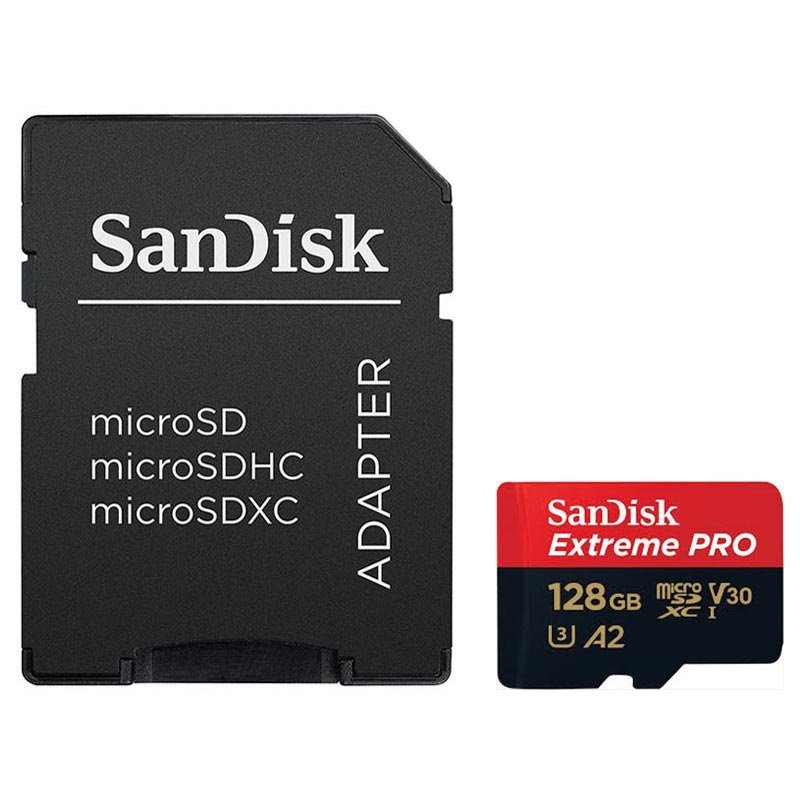 SanDisk Extreme Pro 128GB kort