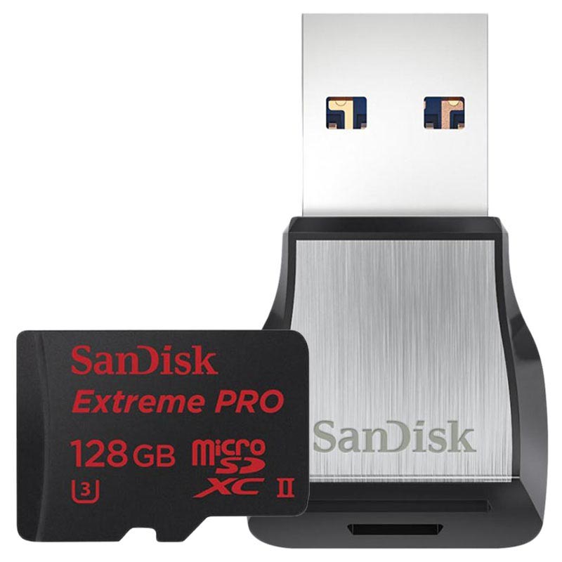 SanDisk Extreme Pro kort med minnekortleser