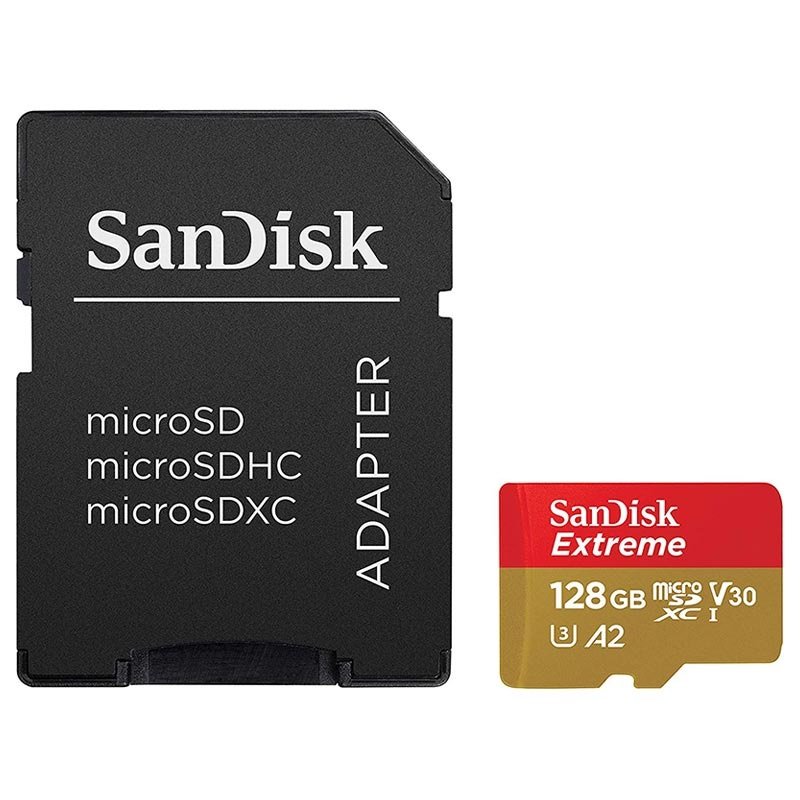 SanDisk Extreme 128GB minnekort