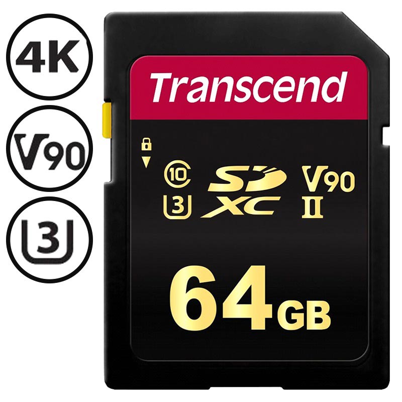 SDHC/SDXC minnekort fra Transcend