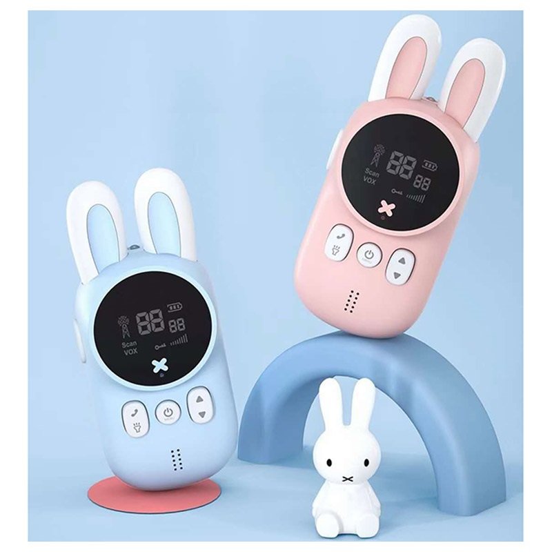 To walkies talkies i kanin design