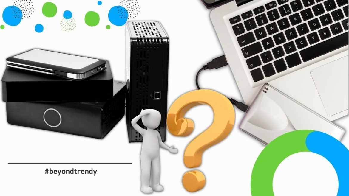 Løsninger på problemer med ekstern harddisk