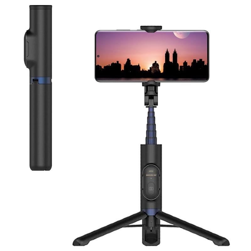 Svart Bluetooth selfie stang og tripod fra Samsung