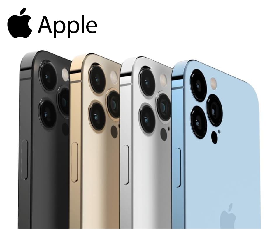 Forskellige iPhone 14 farver 