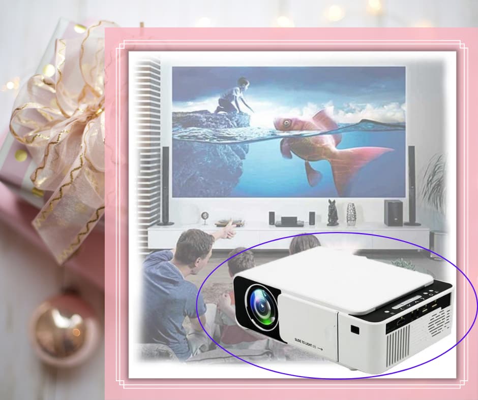 T5 mini bærbar LED-projektor i full HD