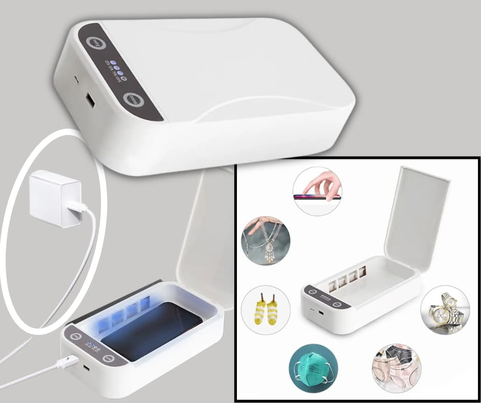 Universal multifunksjonell UV-sterilisator for å holde virus og bakterier unna