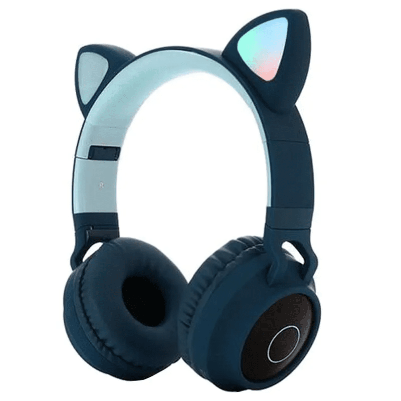 Sammenleggbar Bluetooth Cat Ear Barn Hodetelefoner
