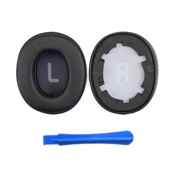 1 sett med øreputer i lær til JBL Tune 700BT / 710BT / 750BTNC / 760NC / 770NC