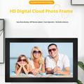 10.1" WiFi digital fotoramme med berøringskontroll - 16GB lagringsplass - Svart