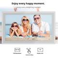 10.1" WiFi digital fotoramme med berøringskontroll - 16GB lagringsplass - Svart