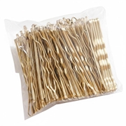 100-delers hårnålsett - 5cm hårspenner for kvinner - Gull