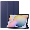 Tri-Fold Series Samsung Galaxy Tab S7/S8 Folio-etui - Mørkeblå