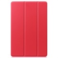 Tri-Fold Series Samsung Galaxy Tab S7/S8 Folio-etui - Rød
